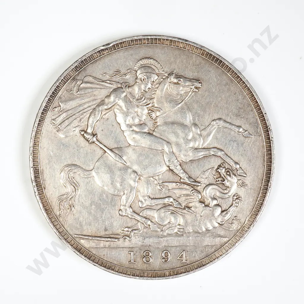 GB 1894 Crown LVIII Edge Image 1++