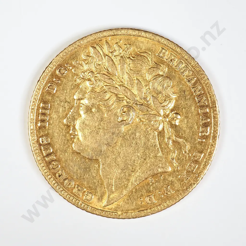 GB 1824 Sovereign - George IV Image 1++