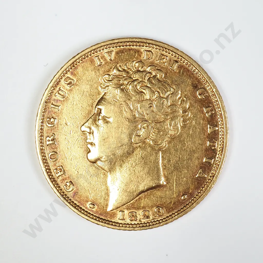 GB 1829 Sovereign - George IV Image 1++