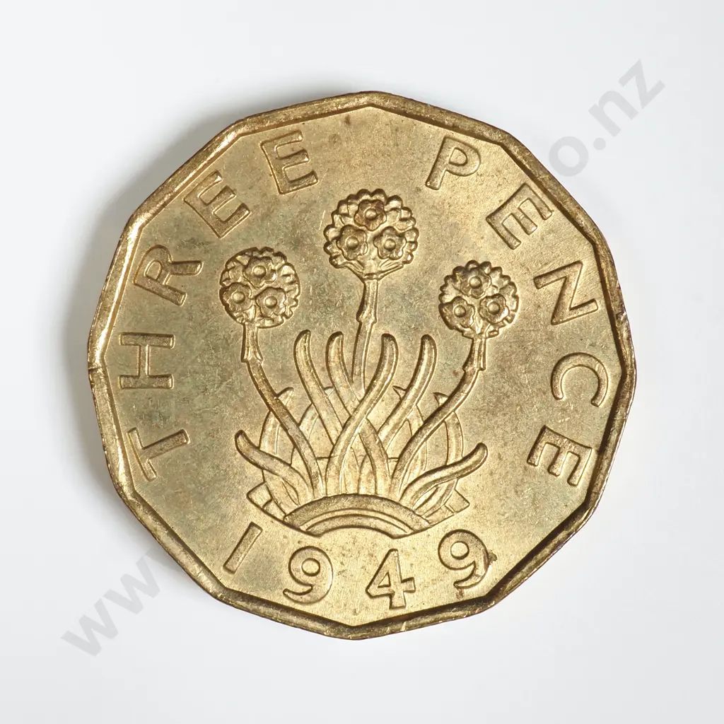 GB 1949 Threepence Image 1++