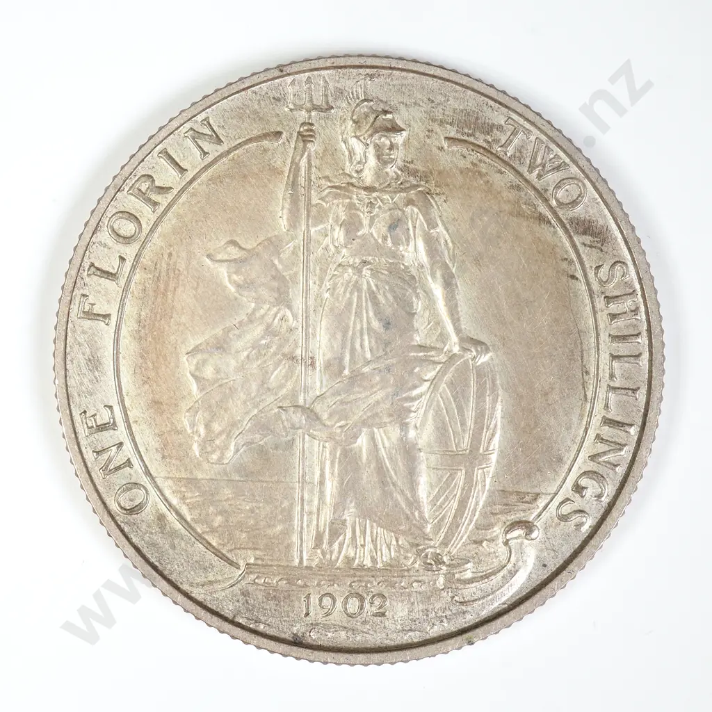 GB 1902 Matte Proof Florin Image 1++