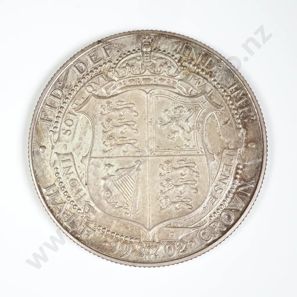 GB 1902 Matte Poof Half Crown Image 1++