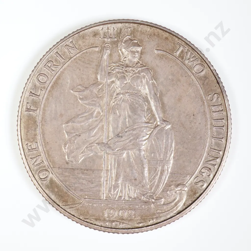 GB 1902 Florin - Prooflike Features Image 1++