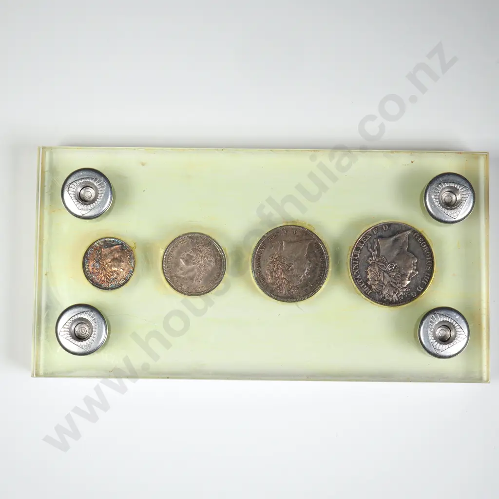 GB 1829 Maundy Set - in Perspex Holder Image 1++