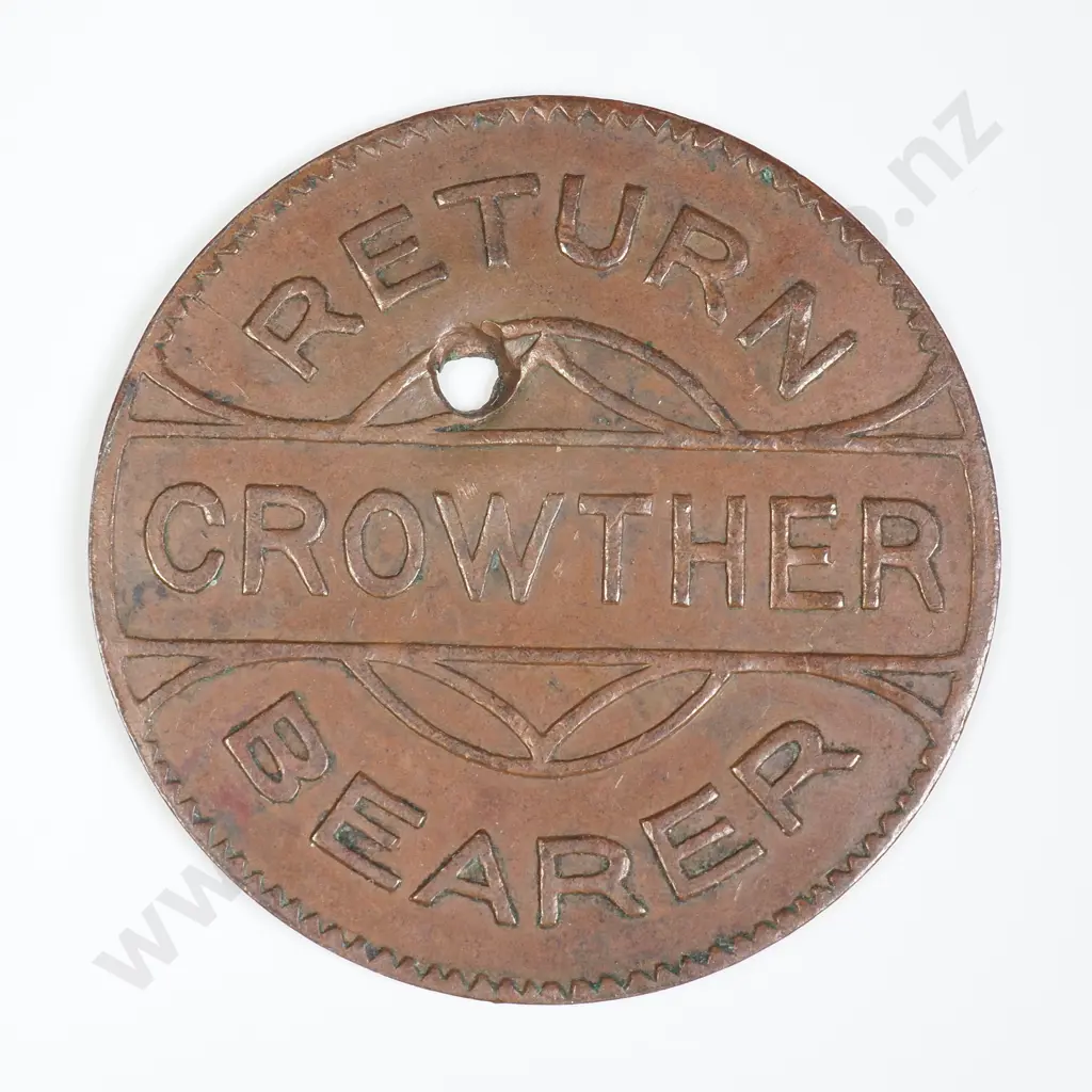 NZ 1875 Crowther Horse Tram CV $450 Image 1++