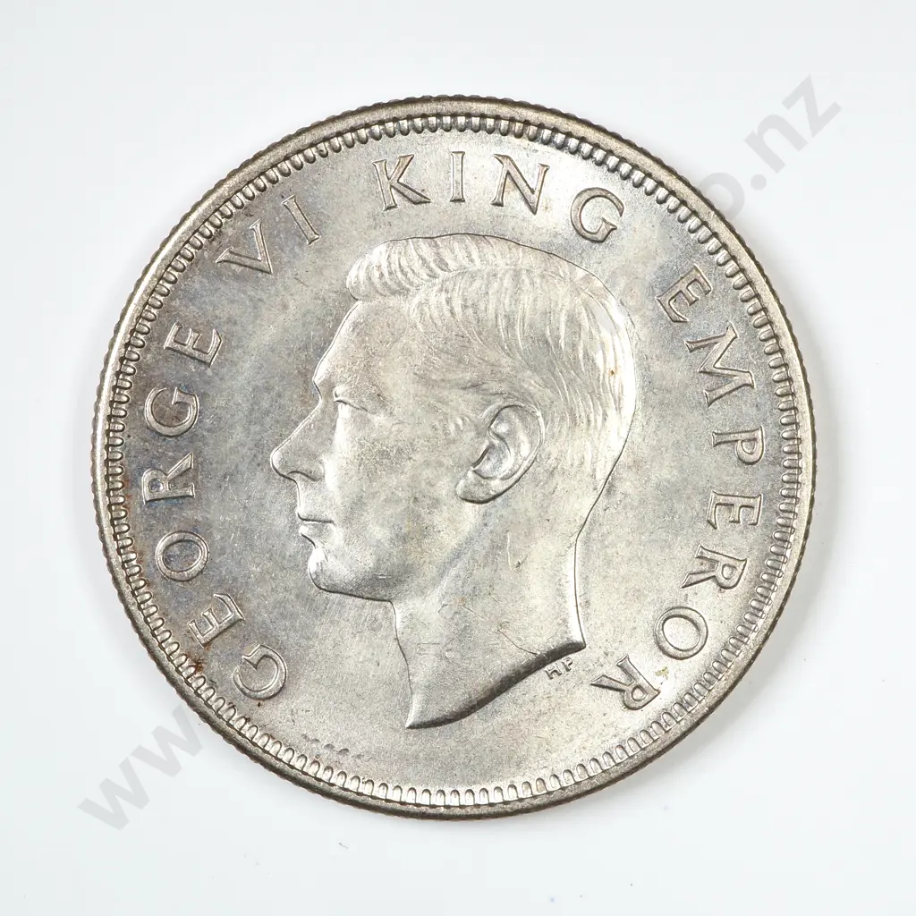 NZ 1945 Florin - Superb Frosty Gem Coin Image 1++