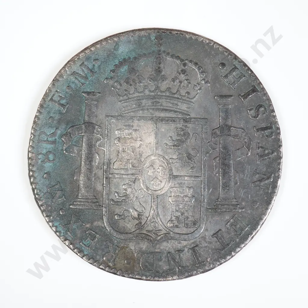Mexico 1792 8 Reales - Shipwreck Coin Image 1++