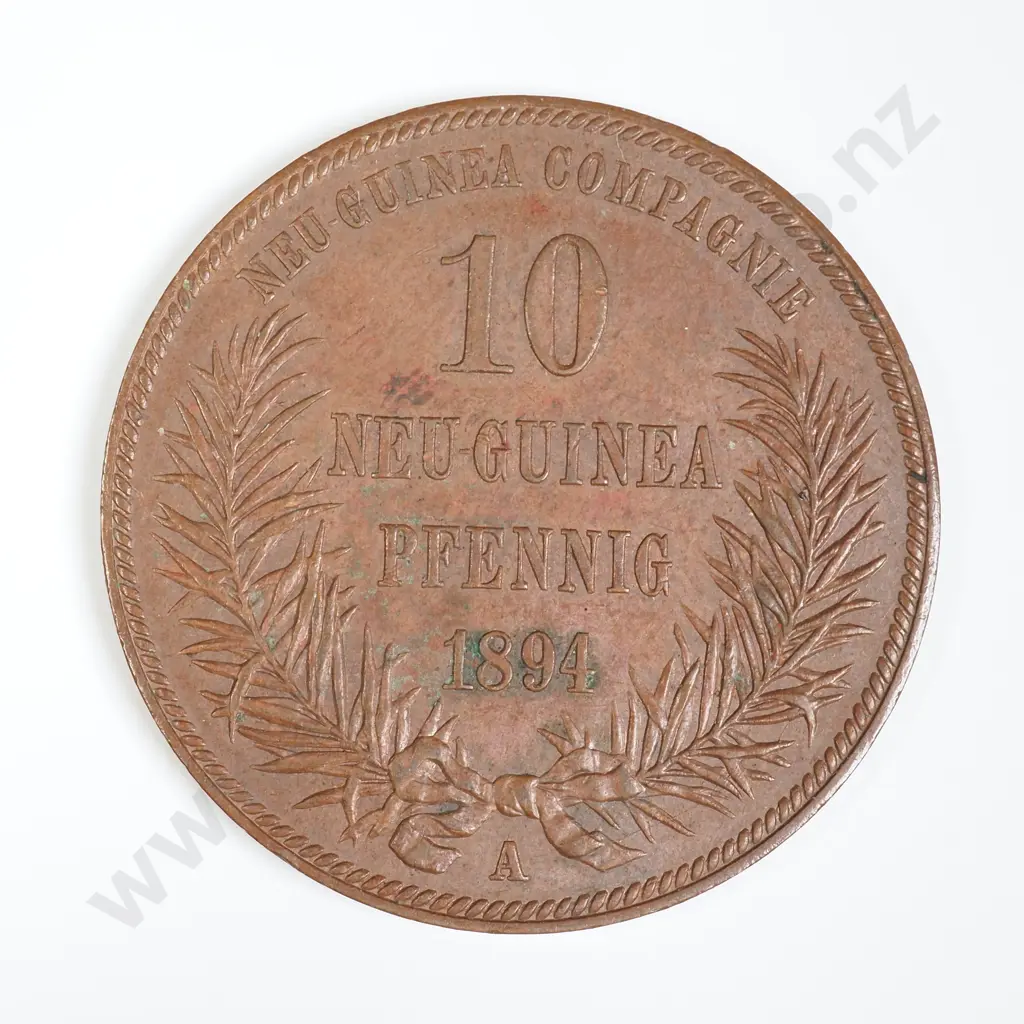 German New Guinea 1894 10 Pfennig Image 1++