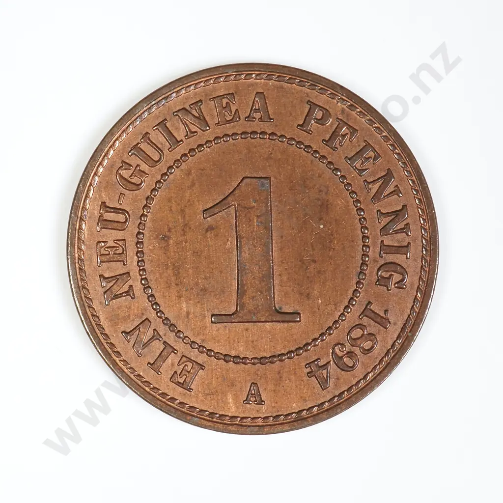 German New Guinea 1894 Pfennig Image 1++