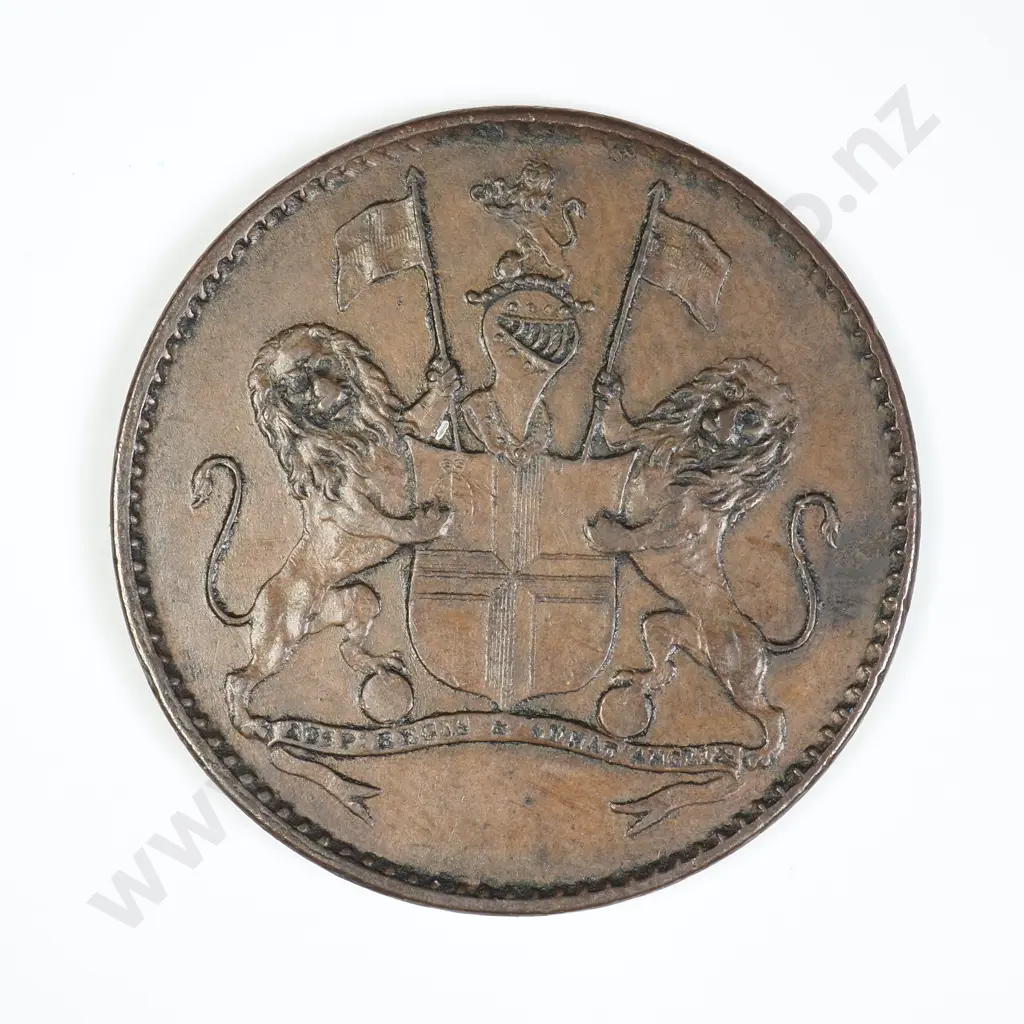 St Helena 1821 Half Penny - Year of Napoleons Death Image 1++