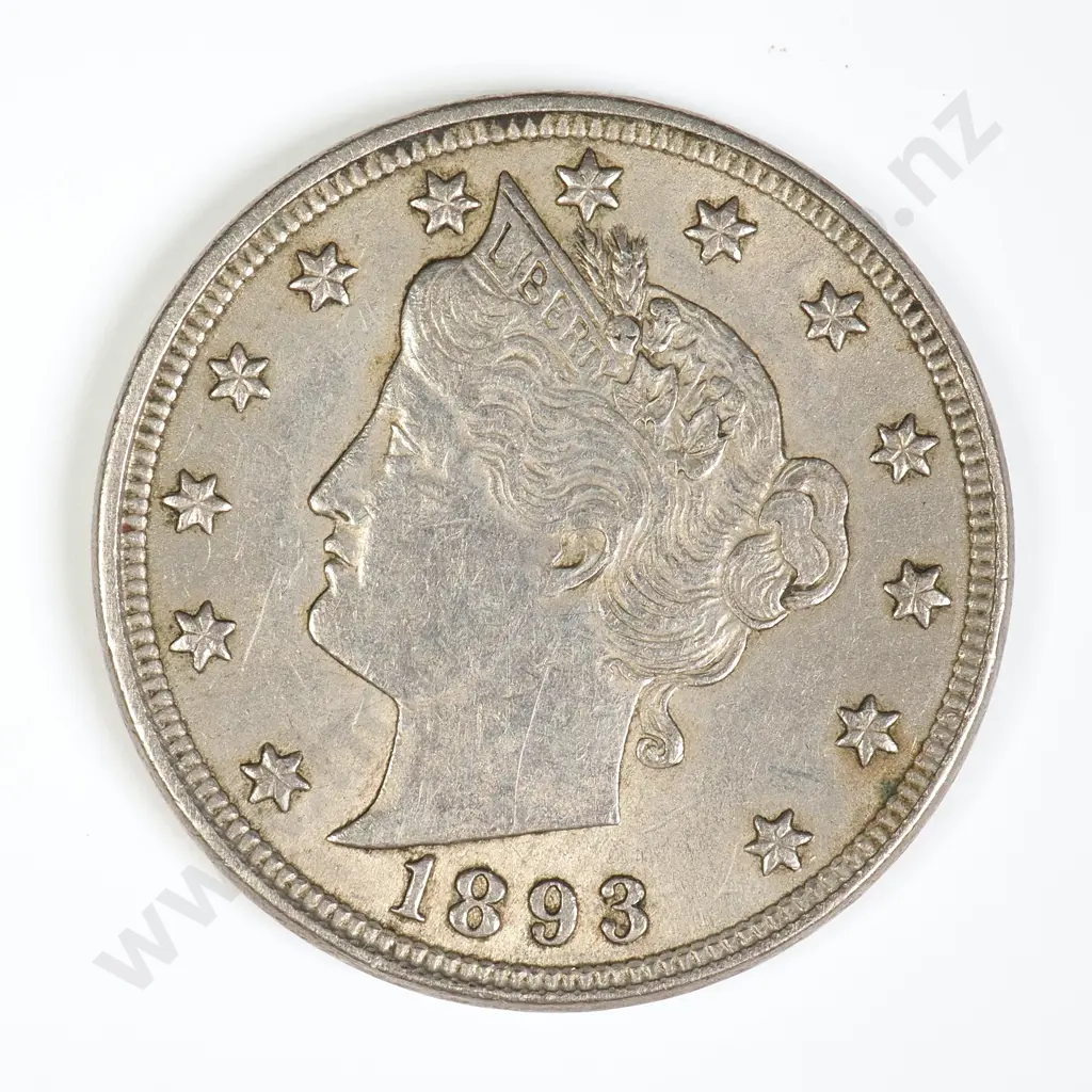 USA 1893 Nickel Image 1++