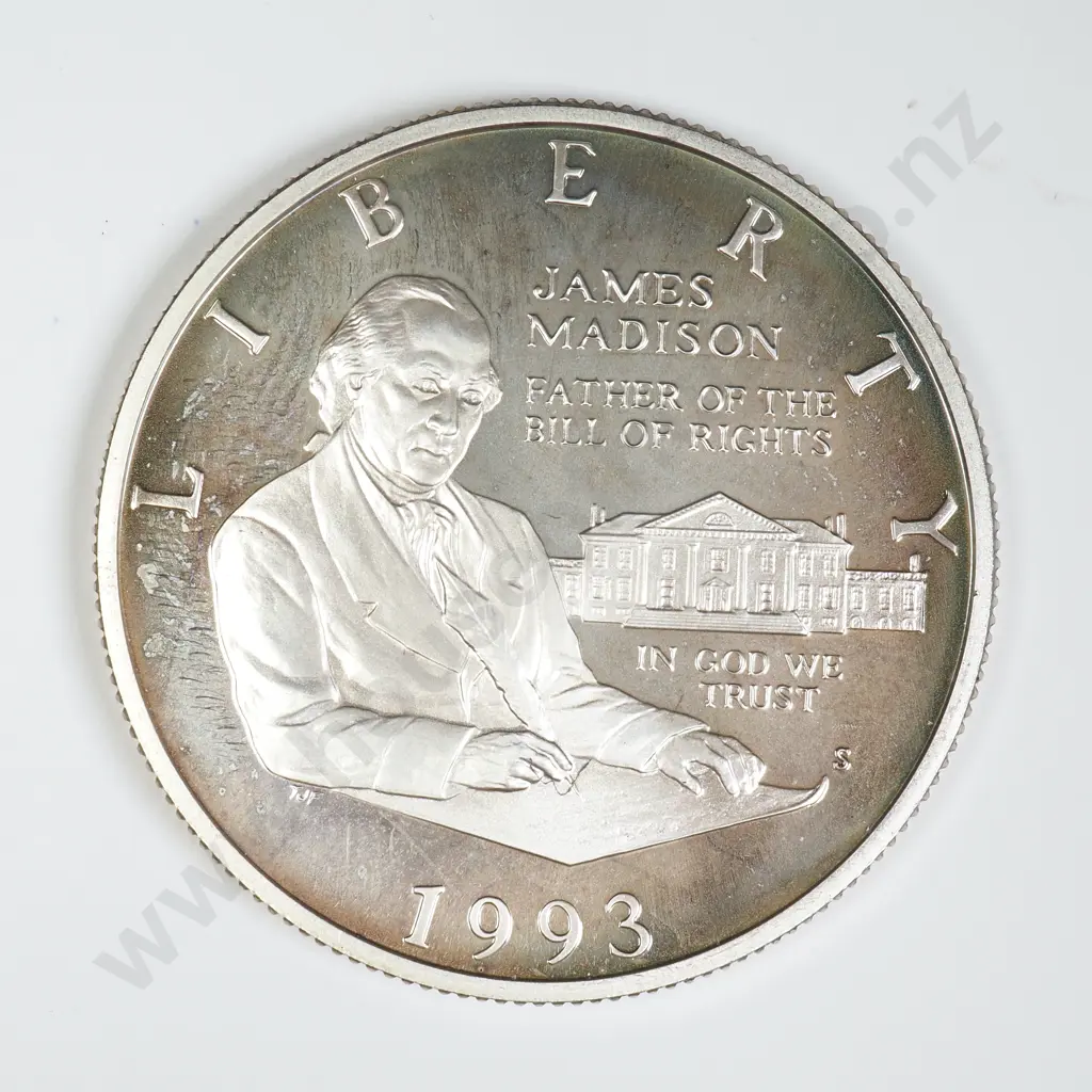 U.S.A. 1993 Commemorative Silver 1/2 Dollar Image 1++
