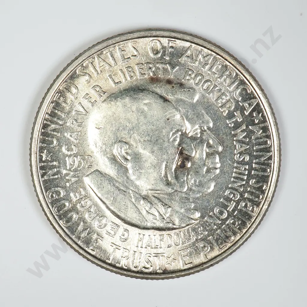 U.S.A. 1952 Commemorative Silver 1/2 Dollar Image 1++