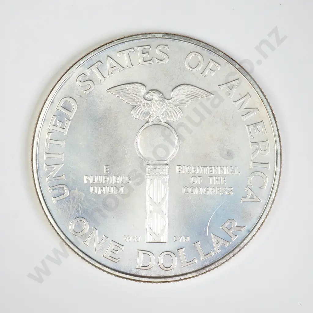 U.S.A. 1989 Commemorative Silver Dollar Image 1++