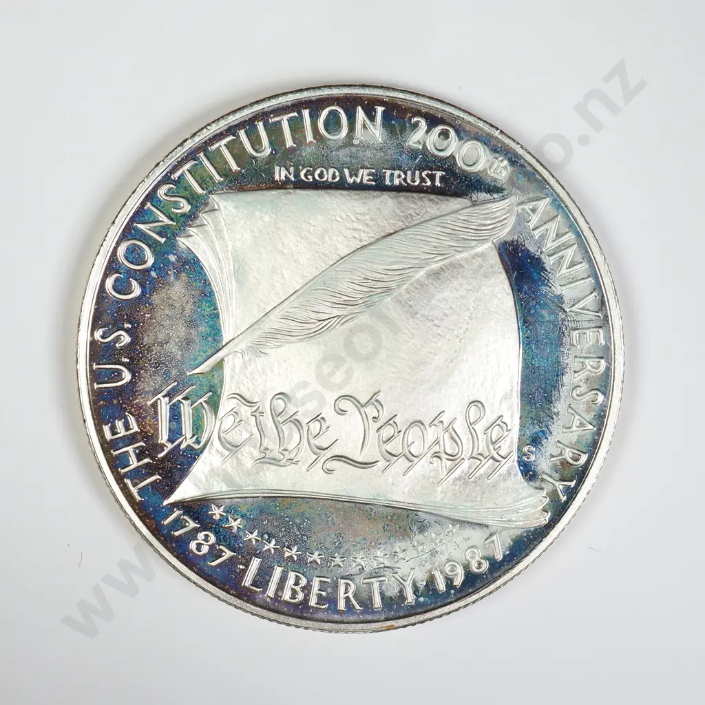 U.S.A. 1987 Commemorative Silver Dollar Image 1++