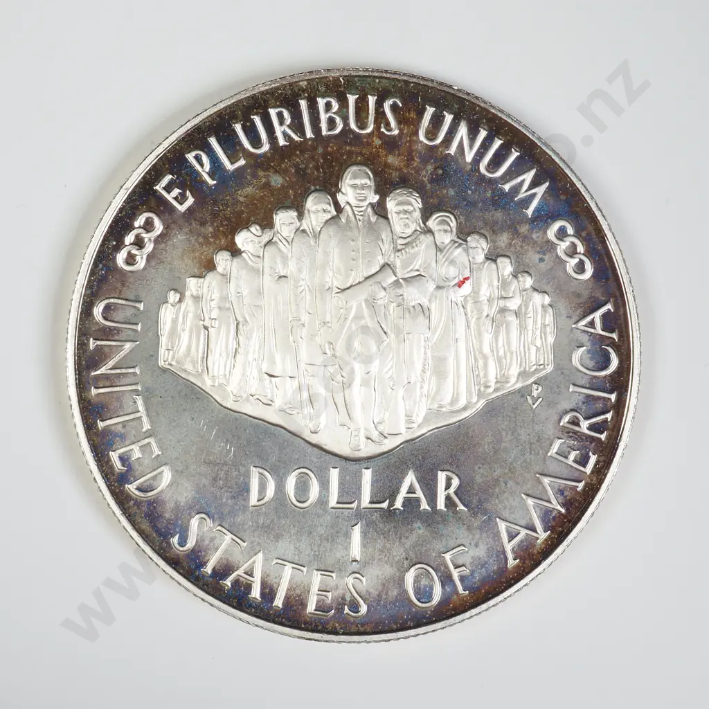 U.S.A. 1987 Commemorative Silver Dollar Image 1++