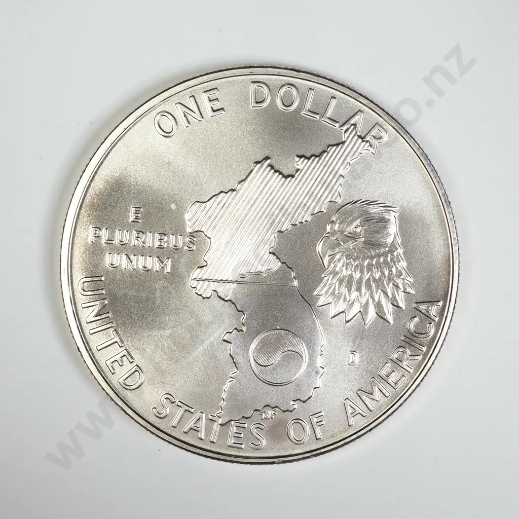 U.S.A. 1991 Commemorative Silver Dollar Image 1++