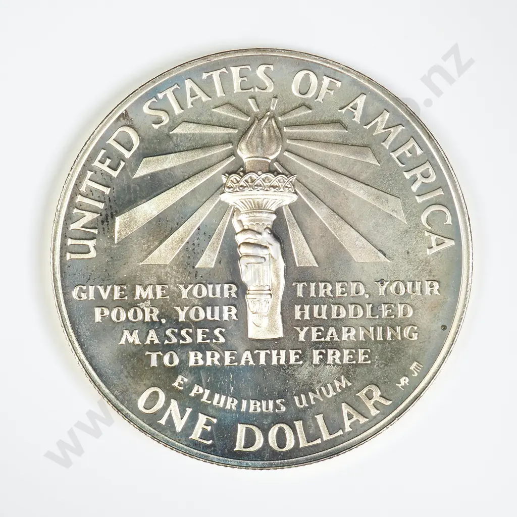 U.S.A. 1986 Commemorative Silver Dollar Image 1++