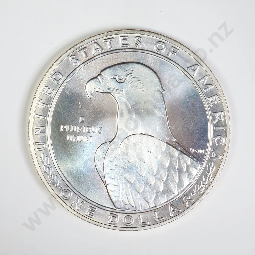 U.S.A. 1983 Commemorative Silver Dollar Image 1++
