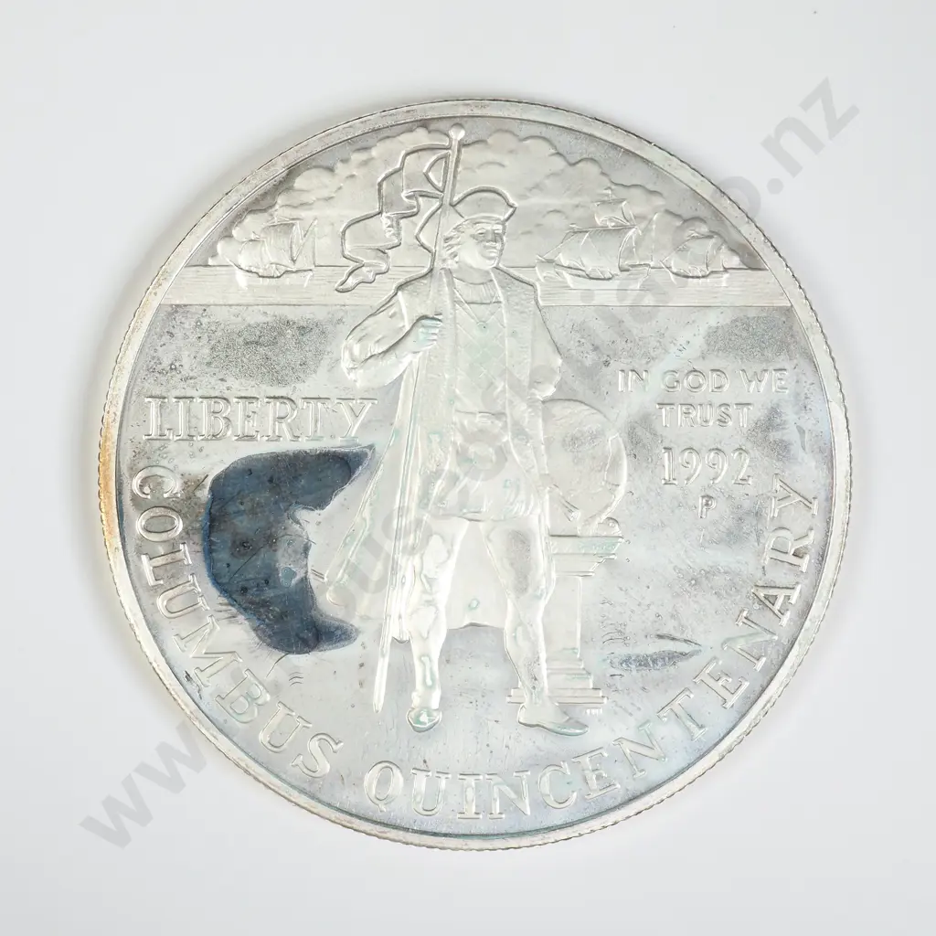 U.S.A. 1992 Commemorative Silver Dollar Image 1++