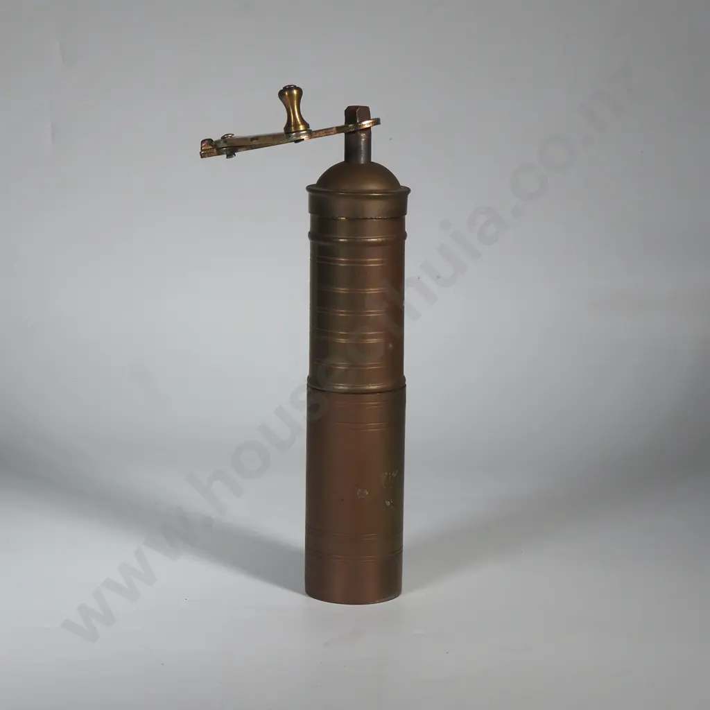 Antique Brass Turkish Coffee Grinder Image 1++