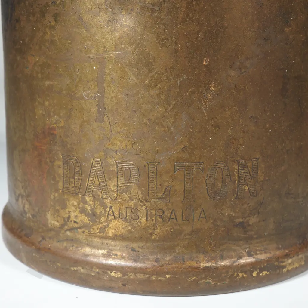 Vintage Brass Blowtorch w Attached Copper Soldering Iron Attached to Torch Nozzle, For Plumbing Or Soldering Image 1++