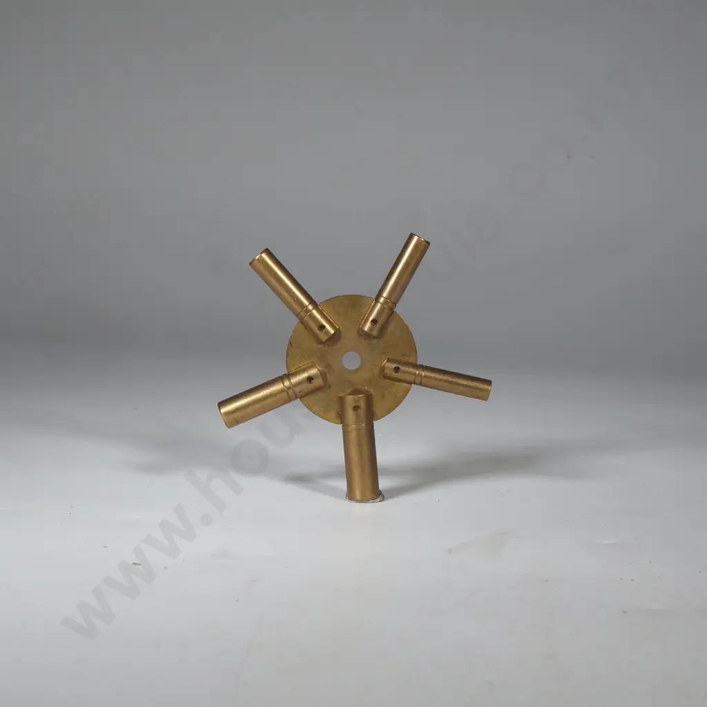 Vintage Brass Universal Clock Spider Key for Winding Antique Clocks & Watches Image 1++