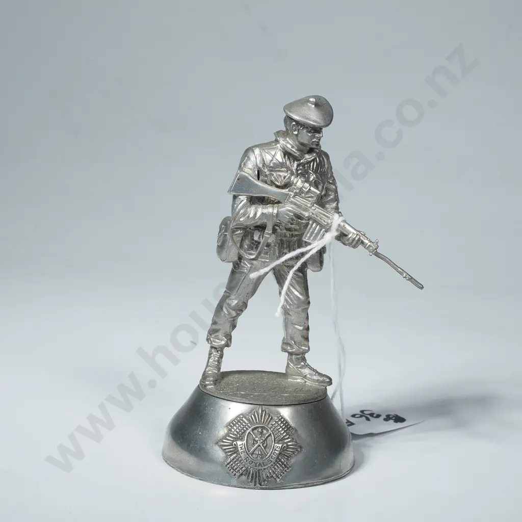 Pewter Figure of Royal Scots Soldier Manufactured by Charles Stadden Image 1++