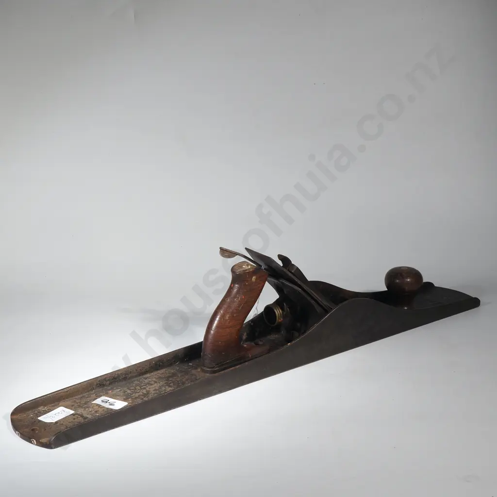 Vintage Bailey Stanley No. 8 Woodworking Smooth Bottom Hand Plane Image 1++