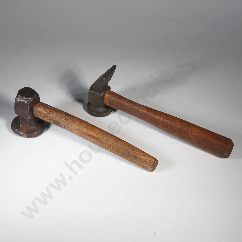 Antique Cobblers Hammer & a Polishing  Hammer Image 1++