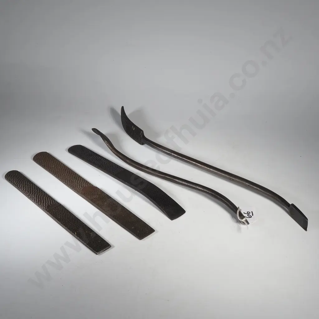Collection of  Shoemaker's Rasps -Including a Riffler or Heel Rasps, Edge Rasp for Heel Shaping & a George Barnsley Rasp Image 1++