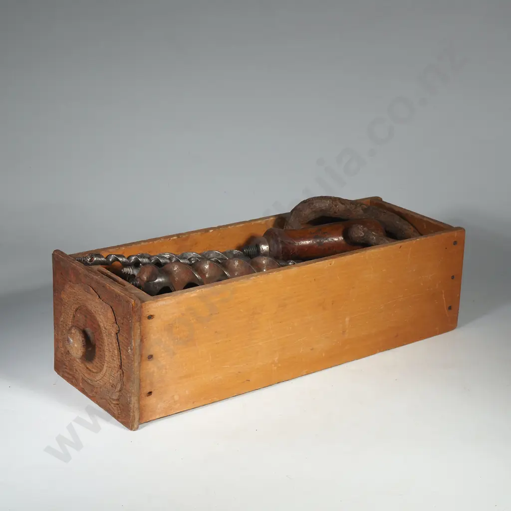 Quantity of Vintage Wood Auger Drill Bits Image 1++