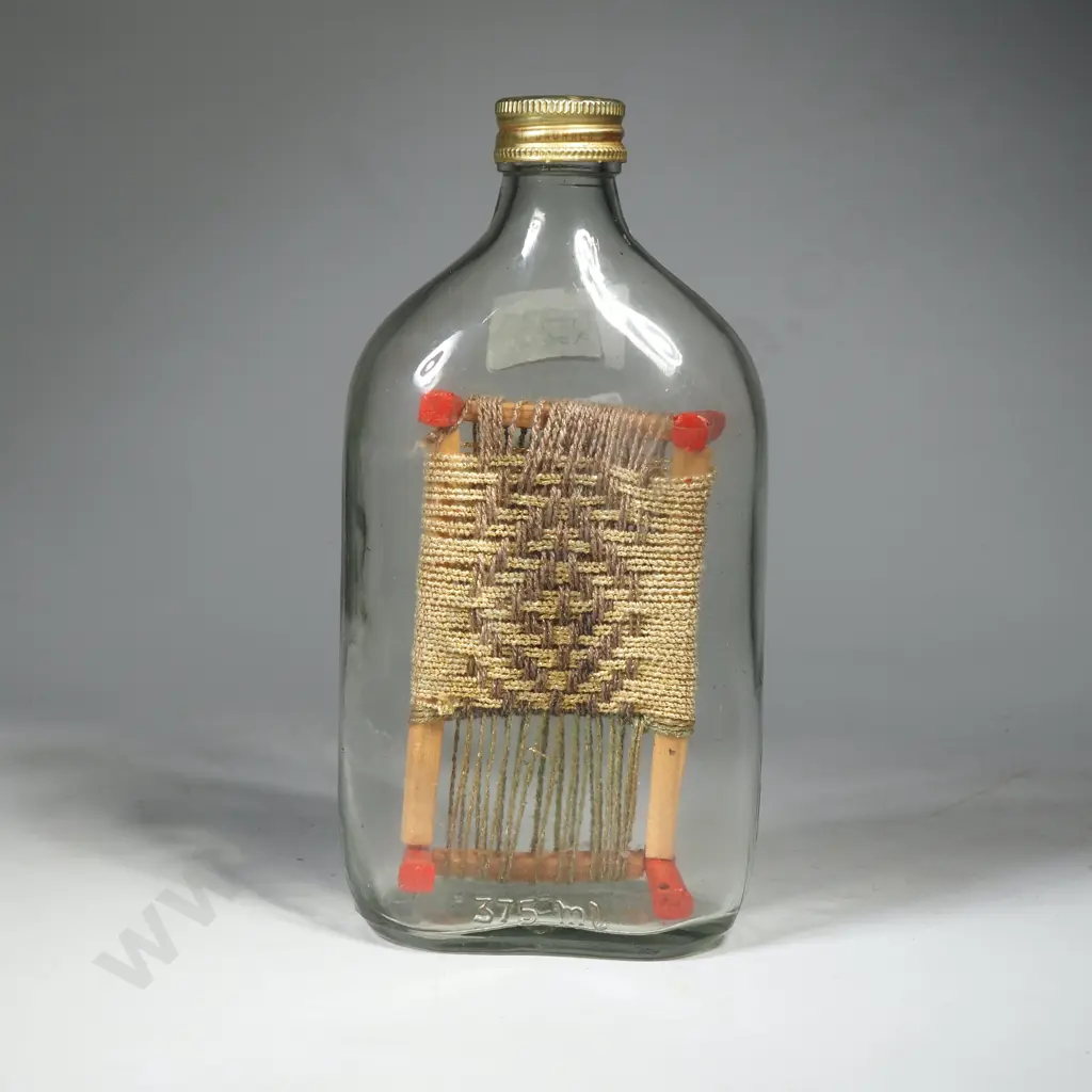 Hand Woven Cot In Glass Bottle Image 1++