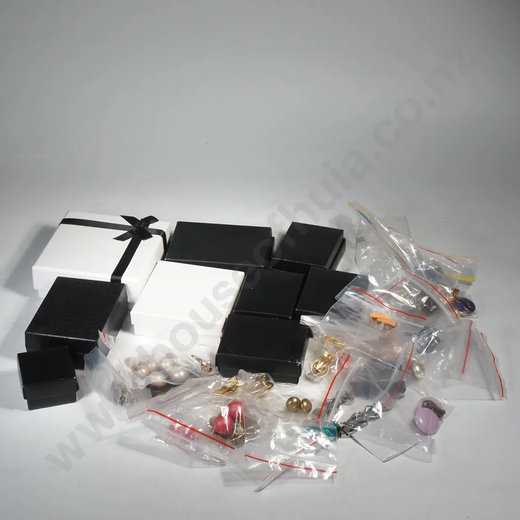 Assorted Boxed & Bagged Costume Jewellery Image 1++