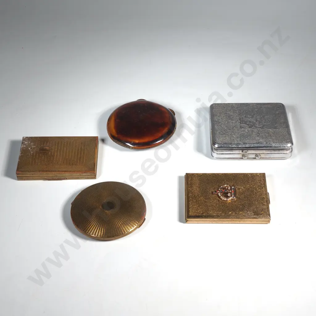 6 x Vintage powder Compacts - Various Makers Image 1++