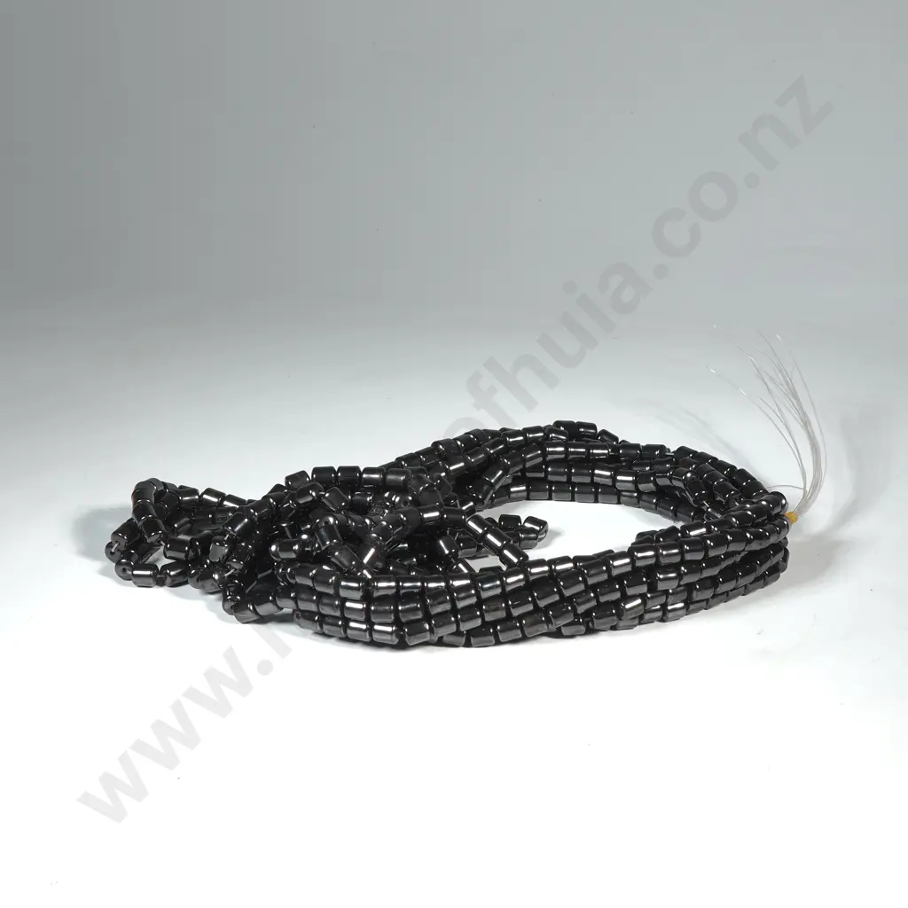 Quantity of 6mm Magnetic Hematite Drum Beads - Ex Jewellers Stock Image 1++