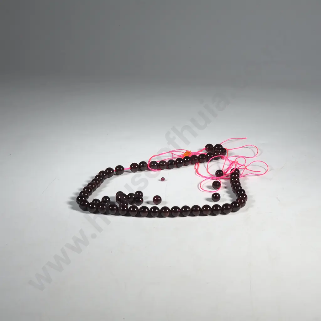 Quantity of Garnet Beads, Ex Jewellers Stock Image 1++