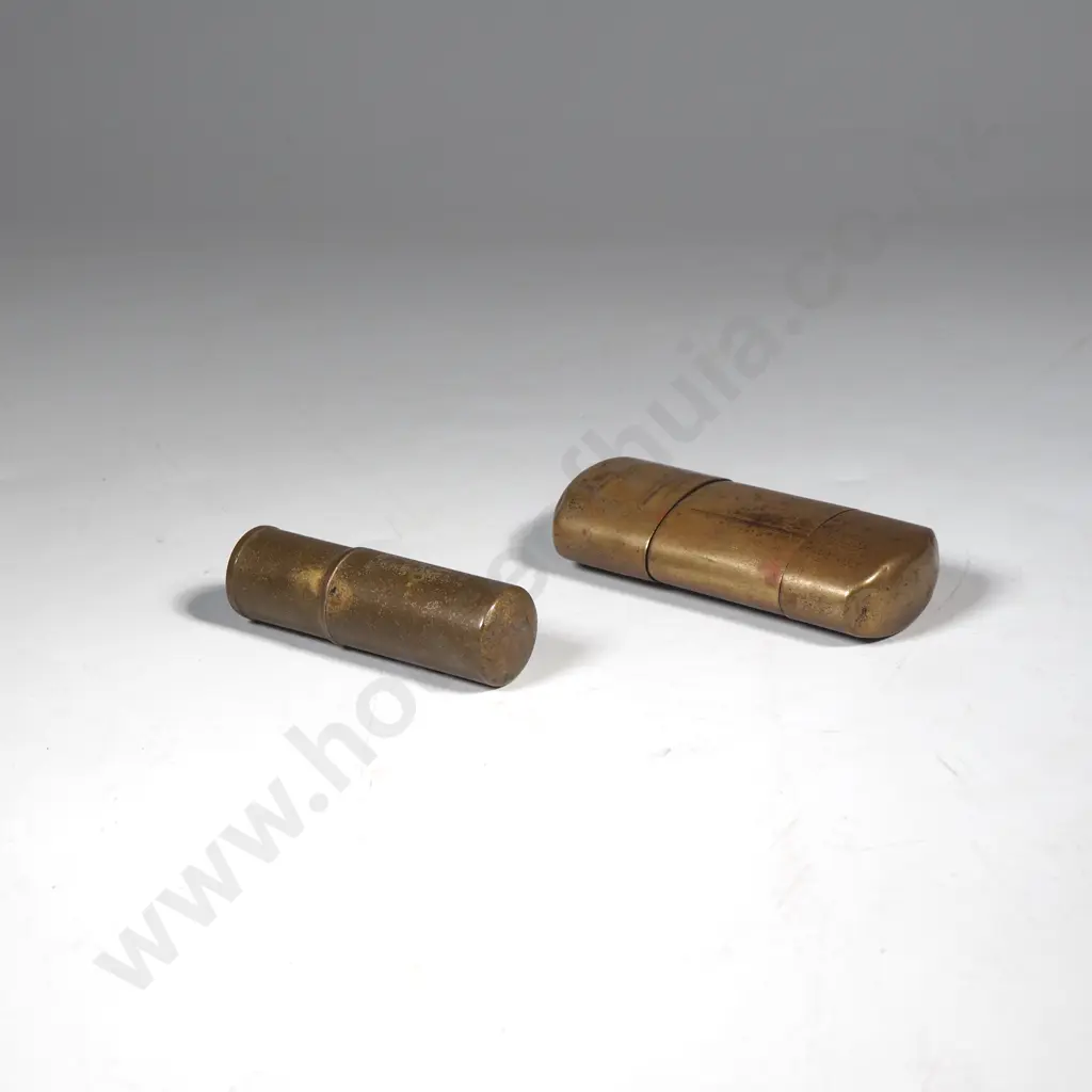 Vintage Brass Trench Lighter & WW2 British Army Soldiers Brass Petrol Lighter by the Parr Manufacturing Co. Image 1++