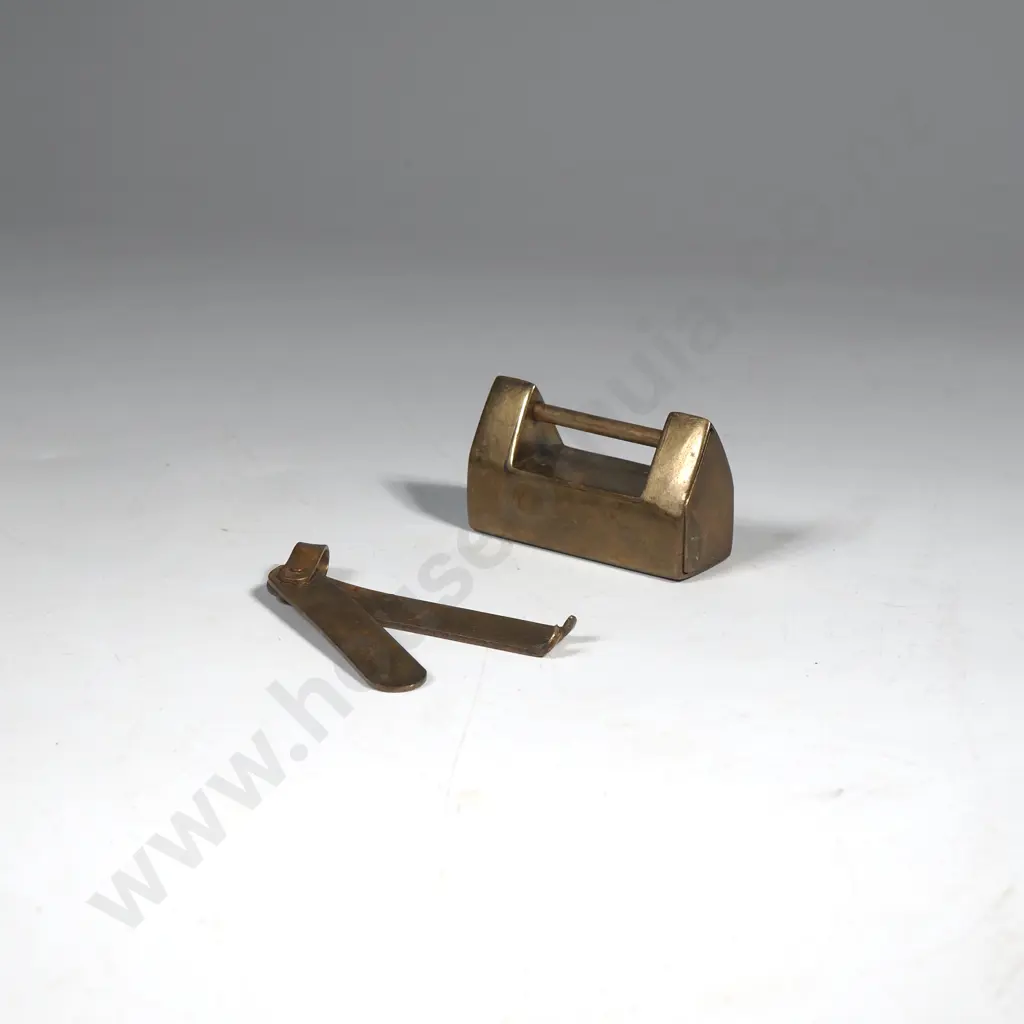 Vintage Style Chinese Brass Padlock Image 1++