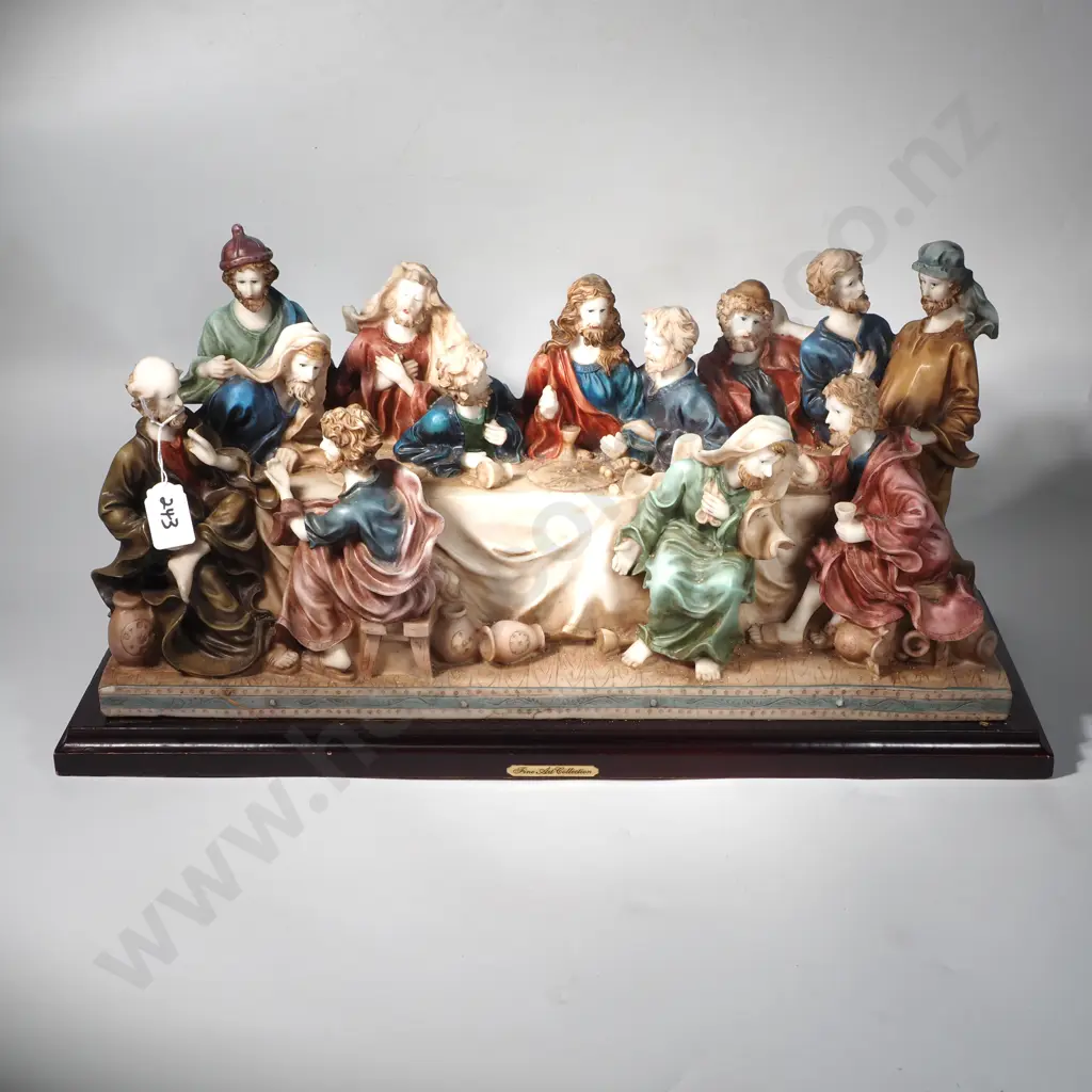 Sculpture depicting 'The Last Supper' In Resin Image 1++