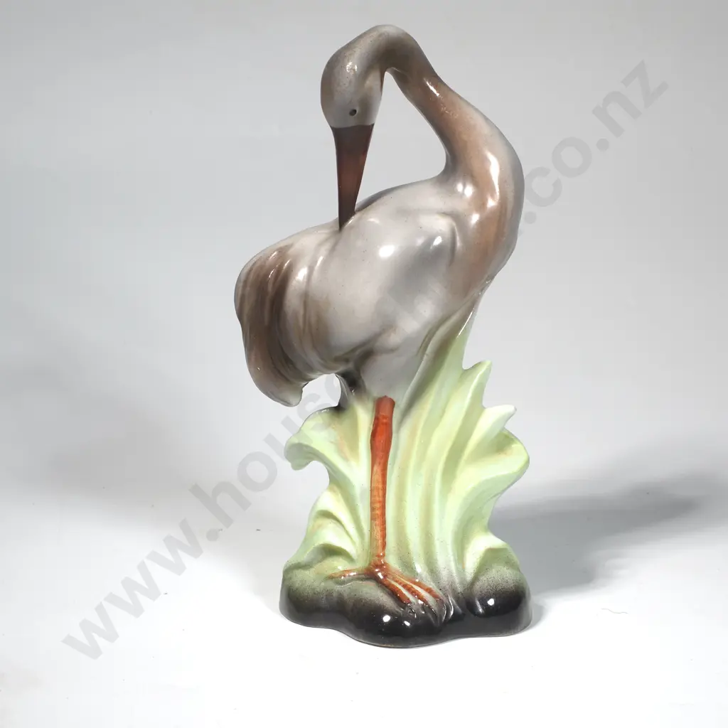 Porcelain Heron Figure Image 1++