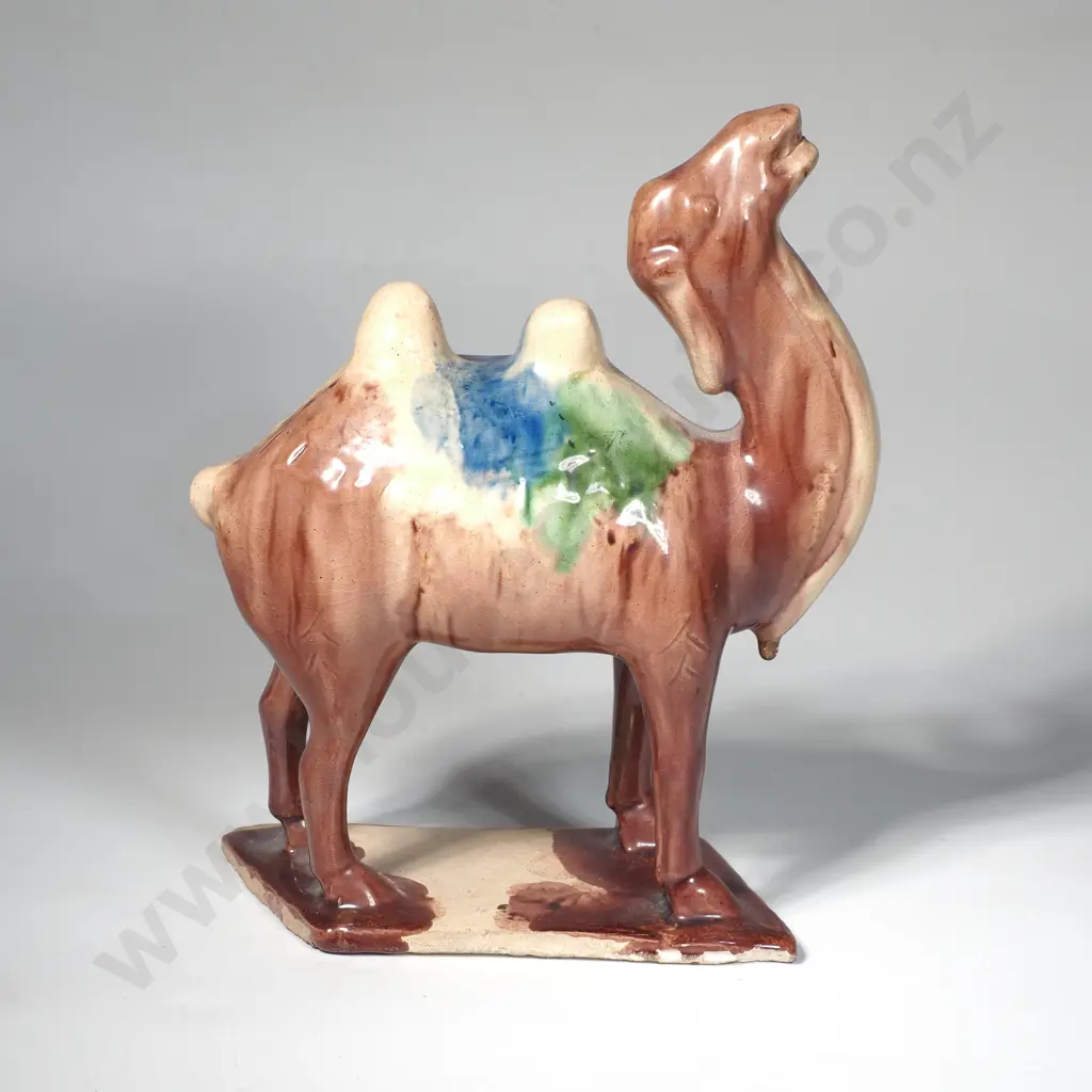 Vintage Chinese Pottery Sancai Glazed Tang Style Camel a/f Image 1++