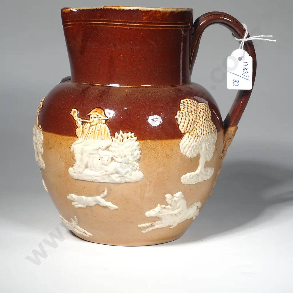 Doulton Lambeth Two Tone  Harvest Jug Image 1++