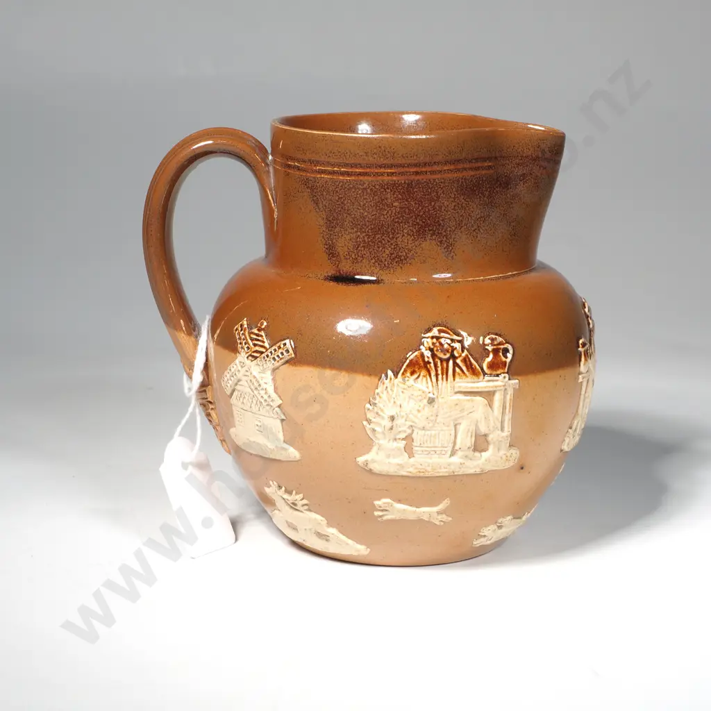 Small Two Tone Doulton Lambeth Harvest Jug Image 1++