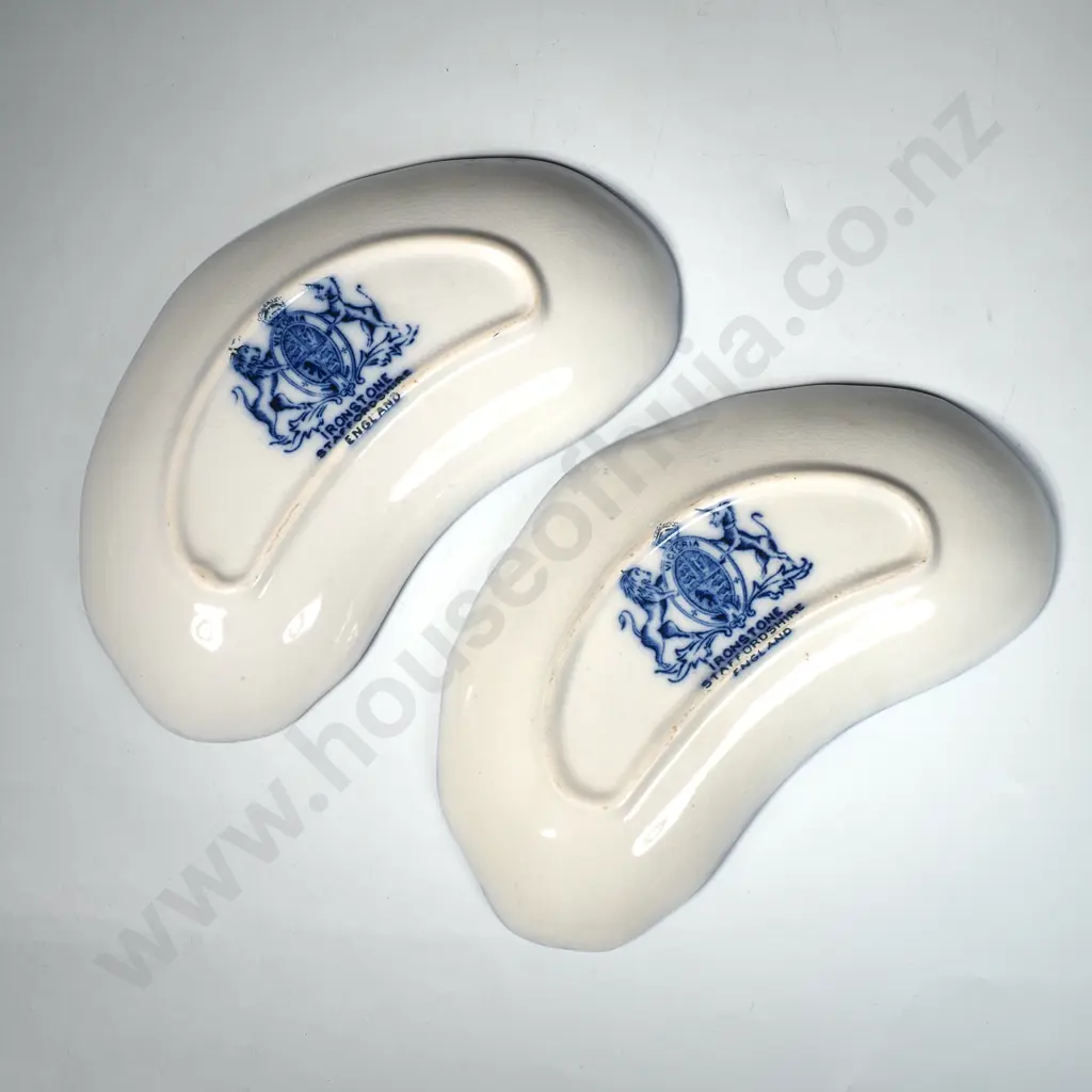Pair of Antique Ironstone Side Plates Image 1++