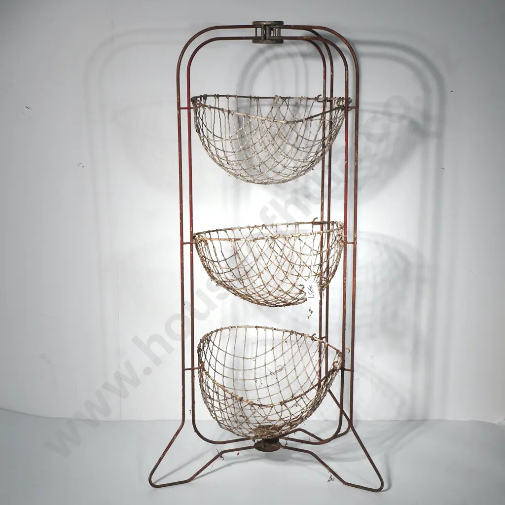 1950s 'Happy Maid'  Three Tier Vegetable Storage Rack Image 1++