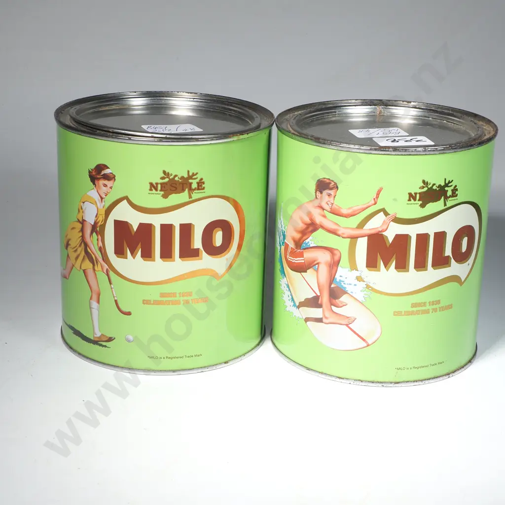 2 x  70 Years Anniversary Milo Tins Image 1++
