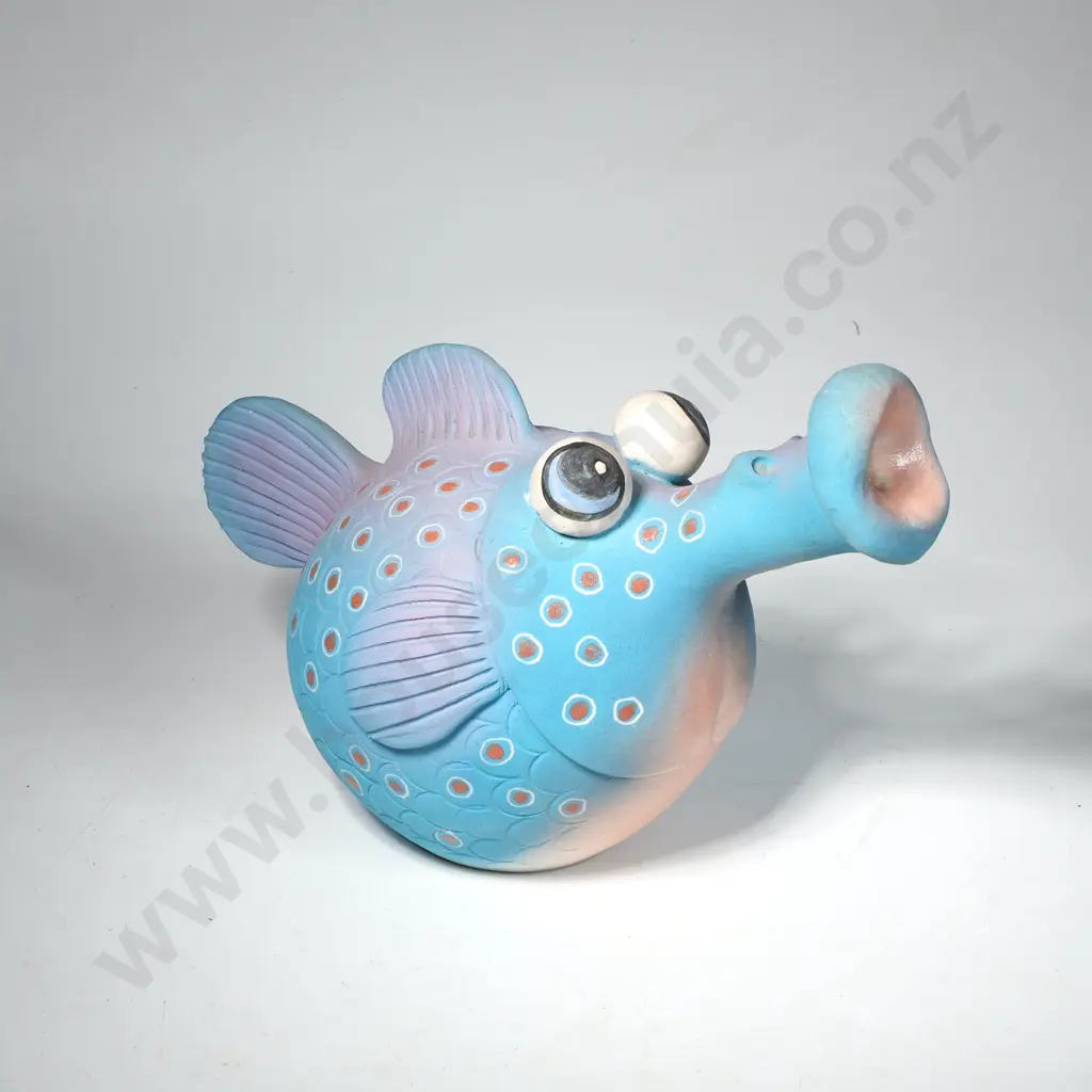 Humorous Studio Ceramic Fish - Possibly by Corrina Wanty Image 1++