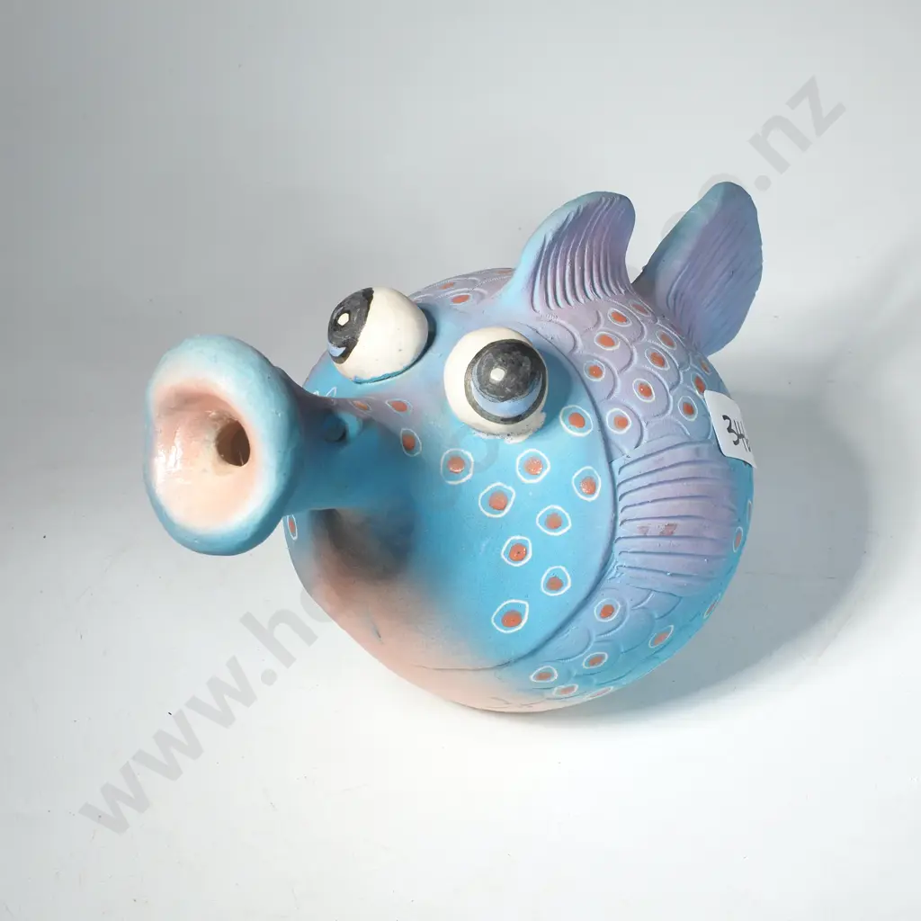 Humorous Studio Ceramic Fish - Possibly by Corrina Wanty Image 1++