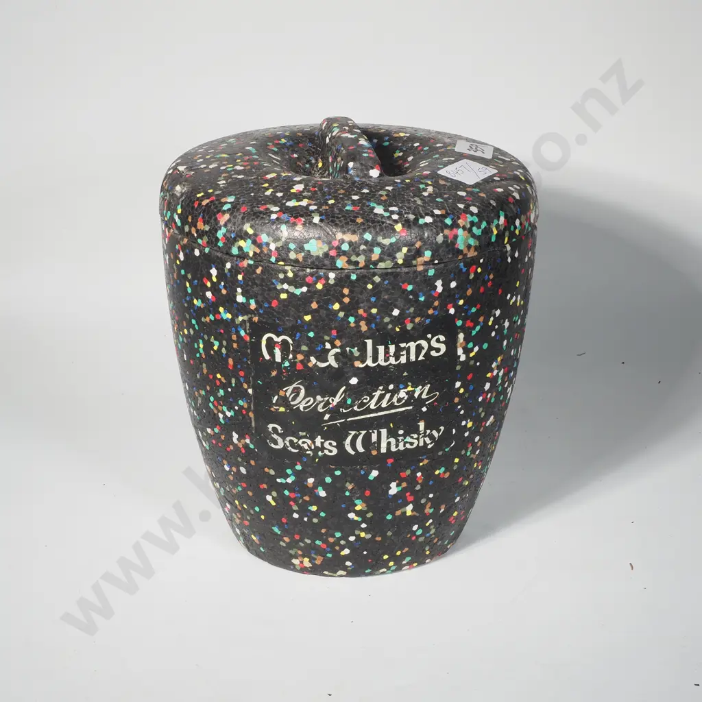 Vintage Styrofoam "MaCallum's Scotch Whisky', Advertising Ice Bucket Image 1++